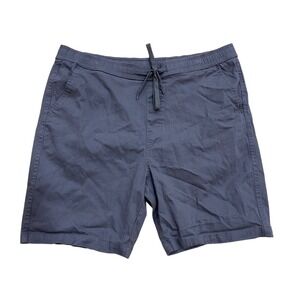 Stillwater Supply Co Mens Drawstring Waist‎ Cargo Shorts Sz LGray Cotton Blend